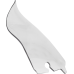 Klock Werks Flare Windshield - 6-1/2" - Clear - FLH - 2310-0824  KWW-01-0702
