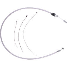 Drag Specialties Quick Connect Clutch Cable - Upper - Stainless Steel - 0652-3210 Quick Connect Clutch Cable