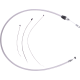 Drag Specialties Quick Connect Clutch Cable - Upper - Stainless Steel - 0652-3197 Quick Connect Clutch Cable