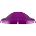 Klock Werks Kolor Flare Windshield - 6-1/2" - Purple - FLH - 2310-0820  KWW-01-0700