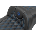 Saddlemen Roadsofa Extended Reach Seat - without Backrest - Lattice Stitch - Blue Stitch - FLTR/FLHX '23-'24 - 0801-1794  823-07-20701