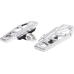 Thrashin Supply Co. Apex Mini Floorboards - Front - Chrome - 1621-1150  TSC-2217-3-SF