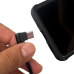 Ridepower 90° Male USB to 90° Male USB-C Cable - Phone - Charger - 18" - Black - 3807-0709  RP90DGUSBUSBC18