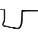 La Choppers Handlebar - Pre-Wired - Twin Peaks - 1-1/4" x 14" - Black - 0601-6755  LA-7367-14BW