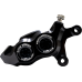 Performance Machine (Pm) Caliper - 137 X 4B - Right - Black Anodized with Black Bore Caps - 1701-0798  0053-2958-MB