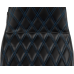 Le Pera Tailwhip Seat - Blue Double Diamond Stitch - FLH/FLT -'23-'24 - 0801-1847  LV-587DD-BE01