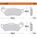 Moto-Master Brake Pads - Sintered Series - 1721-3493  403202-PU