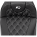 Saddlemen Roadsofa Extended Reach Seat - without Backrest - Lattice Stitch - Silver Stitch - FL/FX '23-'24 - 0801-1798  823-07-20705
