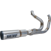 Vance &amp; Hines 2-into-1 High Output Exhaust System - Brushed - Touring - 1800-2725  27321-22