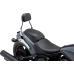 Cobra Detachable Backrest - Mini - Chrome - Chieftain - 1501-0749  502-2012