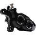 Performance Machine (Pm) Caliper - 137 X 4B - Left - Black Anodized with Black Bore Caps - 1701-0796  0053-2957-MB