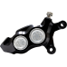 Performance Machine (Pm) Caliper - 137 X 4B - Right - Black Anodized with Clear Bore Caps - 1701-0799  0053-2958-MC