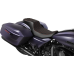 Drag Specialties Seats Performance Predator 2-Up Seat - Extended Reach - Vinyl - Red Double Diamond Stitch - 0801-1943 Performance Predator 2-Up Seat with Extended Reach