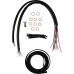 La Choppers Handlebar Cable/Brake Line Kit - Complete - 18" - 20" Handlebars - Black Vinyl - 0662-1184  LA-8059KT2-19B
