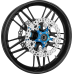 Arlen Ness Spider Rotor - 11.8" - Blue - 1710-4706  300-061