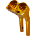 Arlen Ness Method Kickback Handlebar Riser - 10" - Gold - 0602-1484  520-046