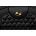 Saddlemen RoadSofa Seat - Honeycomb - Gold Stitch - Extended Reach - without Backrest - FLH/FLT '08-'24 - 0801-1650  808-07B-19007