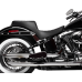 Drag Specialties Seats Performance Predator 2-Up Seat - Vinyl - Double Diamond - Silver Thread - FL '00-'17 - 0802-1642 Performance Predator 2-Up Seat