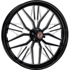 Performance Machine (Pm) Wheel - Nivis - Front - Dual Disc/with ABS - Black/Contrast Cut Platinum - 21x3.5 - 0201-2457  1204-7106RNVSAJAPBMP