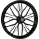 Performance Machine (Pm) Wheel - Nivis - Front - Dual Disc/with ABS - Black/Contrast Cut Platinum - 21x3.5 - 0201-2457  1204-7106RNVSAJAPBMP