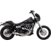 Vance &amp; Hines 2-into-1 Upsweep Exhaust System - Brushed - 1800-2655 27635
