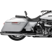 Drag Specialties Seats Rear Solo Seat - Wide - Double Diamond - Black Stitch - FLH/FLT '97-'23 - 0801-1957 Rear Solo Seat