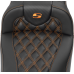 Saddlemen Roadsofa Extended Reach Seat - without Backrest - Lattice Stitch - Orange Stitch - FL/FX '23-'24 - 0801-1796  823-07-20703
