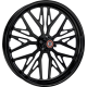 Performance Machine (Pm) Wheel - Nivis - Front - Dual Disc/with ABS - Black Ops - 21x3.5 - 0201-2458  1204-7106RNVSAJAPSMB