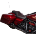 Drag Specialties Seats Predator 1Up Seat - Vinyl - Double Diamond Red Stitch - FLH '08-'23 - 0801-1491 Predator 1-Up Seat