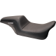Slyfox Drifter Seat - Gray Logo - Smooth Vinyl - Carbon Fiber - Dyna '06-'17 - 0803-0745  SlyFox4682B