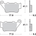 Sbs LS Brake Pads - 675LS - 1722-0699  675LS