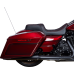 Drag Specialties Seats Predator 1Up Seat - Vinyl - Double Diamond Red Stitch - FLH '08-'23 - 0801-1491 Predator 1-Up Seat