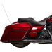 Drag Specialties Seats Freedom Seat - Vinyl - Double Diamond Red Stitch - FLH '09-'23 - 0801-1484 Freedom Touring Seat