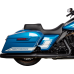 Drag Specialties Seats Predator 1Up Seat - Solar Leather - Black - Smooth - FLH '08-'23 - 0801-1493 Predator 1-Up Seat