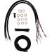 La Choppers Handlebar Cable/Brake Line Kit - Complete - Stock Handlebars - Midnight - 0662-1176  LA-8059KT2-08M