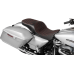 Drag Specialties Seats Extended Reach Freedom Seat - Vinyl - Double Diamond - Red Stitch - FLT/FLH '09-'24 - 0801-1982 Extended Reach Freedom Touring Seats