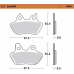 Moto-Master Brake Pads - Sintered Series - 1721-3488  411901-PU