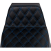 Saddlemen Step-Up Seat - Front Lattice Stitch - Blue Stitch - FLH/FLT '08-'23 - 0801-1570  808-07B-17201