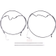 Magnum Shielding Brake Line Kit - Lower - BP - +2" - 35° Radial - 1741-6623  AS470162RAD