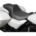 Drag Specialties Seats Predator III Seat - Double Diamond - Silver Stitching - FLT/FLH '23-'24 - 0801-1932 Predator III Seat