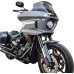 Klock Werks Flare Windshield - 8" - Dark Smoke - FXLRST - 2310-0831  KWW-02-0621