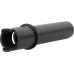 Thrashin Supply Co. Throttle Tube - Smooth - 1" - Touring TBW - Black - 0632-1001  TSC-2805-1