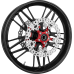 Arlen Ness Spider Rotor - 11.8" - Red - 1710-4714  300-069