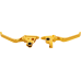 Arlen Ness Method Lever Set - Gold - 0610-2292  530-030