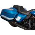 Drag Specialties Seats Predator 1Up Seat - Vinyl - Double Diamond Black Stitch - FLH '08-'23 - 0801-1483 Predator 1-Up Seat