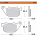Moto-Master Brake Pads - Sintered Series - 1721-3498  411802-PU