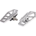 Thrashin Supply Co. Apex Mini Floorboards - Chrome - 1621-1149  TSC-2217-3-D
