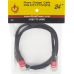 Ridepower Male USB-C to Male USB-C Cable - Phone - Fast/Charger - 24" - Black/Red - 3807-0712  RPUSBCUSBC24