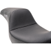 Slyfox Drifter Seat - Gray Logo - Black Vinyl w/ Slipstop - Carbon Fiber - Dyna '96-'03 - 0803-0747  4883B-slyfox
