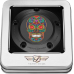 Figurati Designs Timing Cover - 5 Hole - Sugar Skull - Black - 0940-2165  FD30-TC-5H-BLK